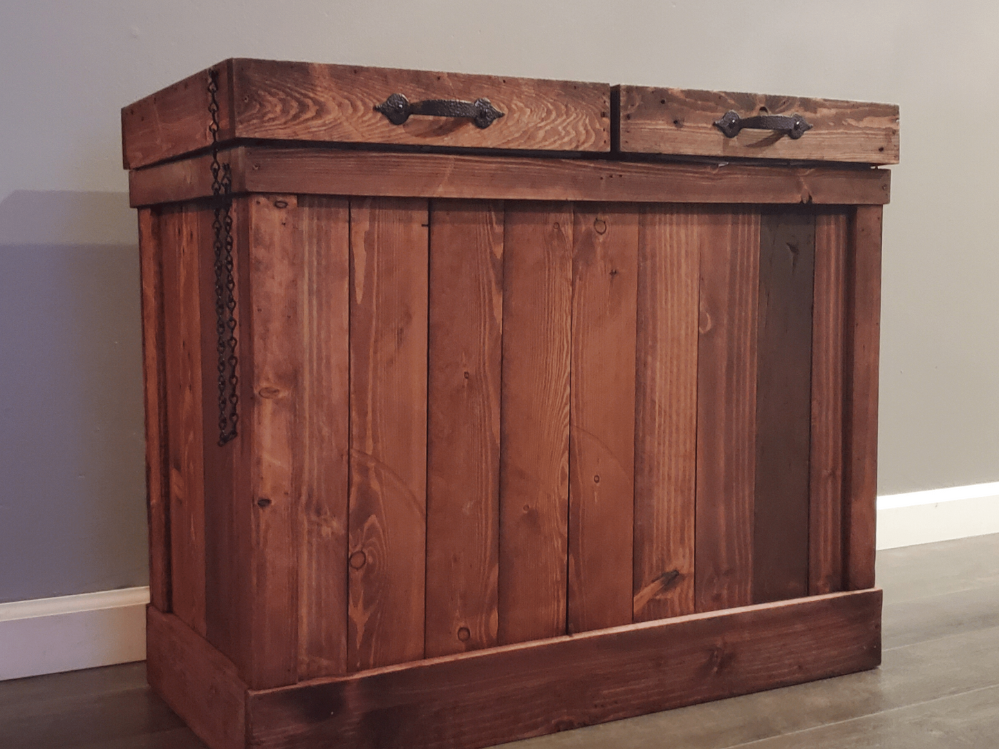 Double Sided Recycling Bin