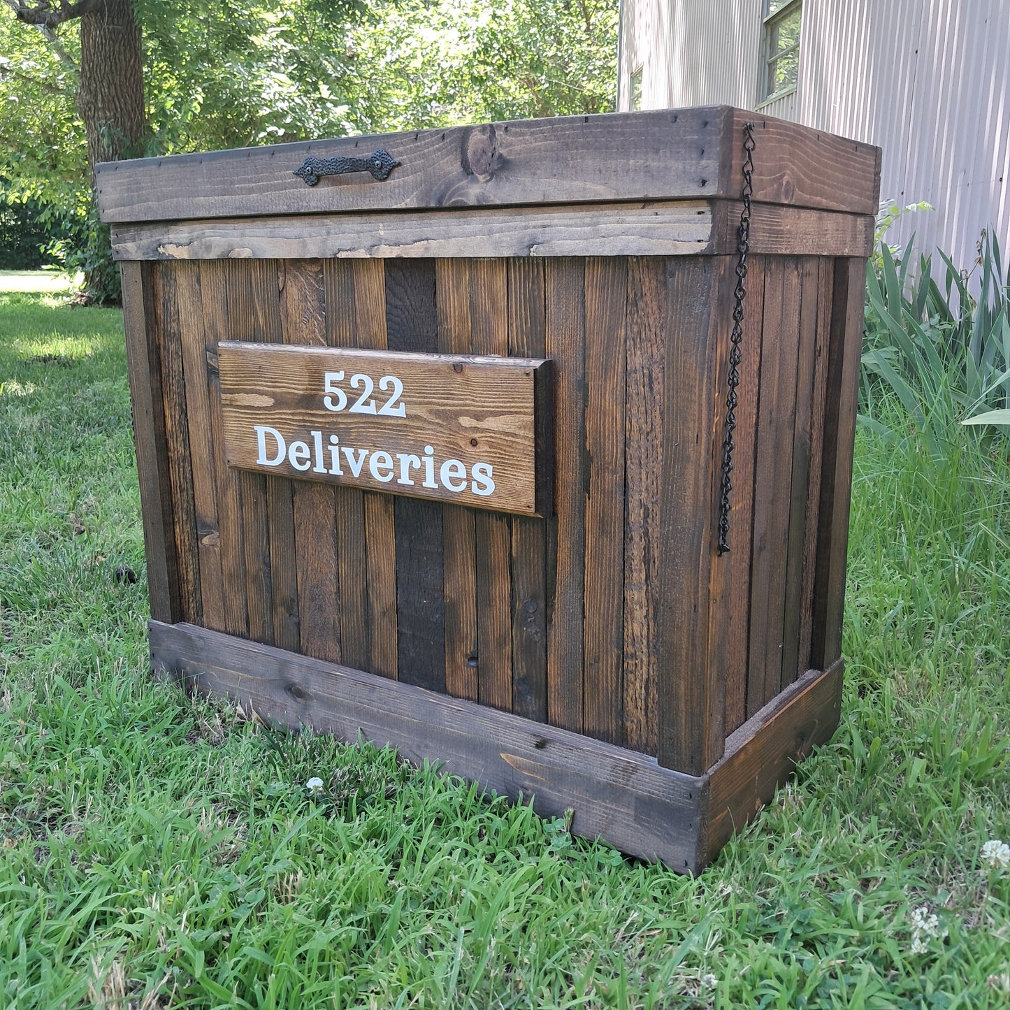 Large Wood Package Holder