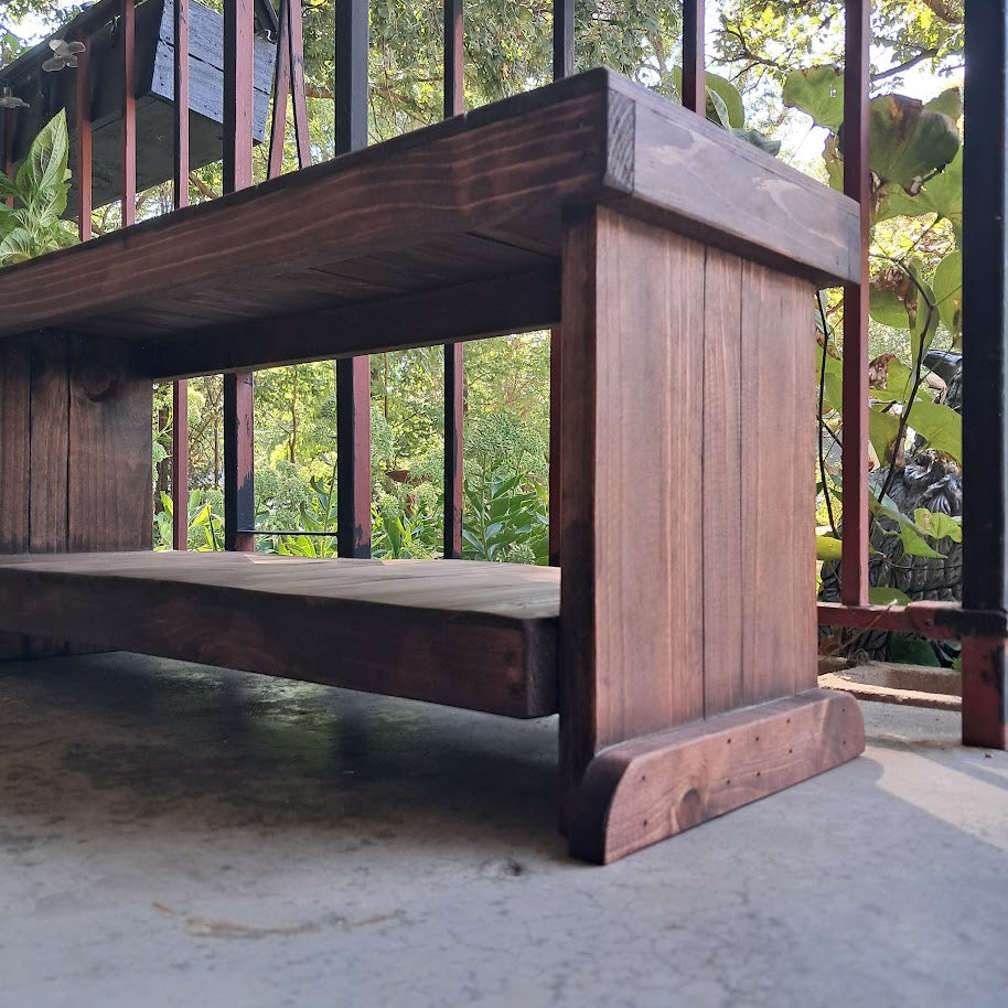 Rustic Wood Bench