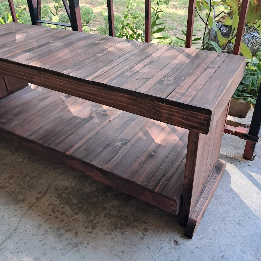 Rustic Wood Bench