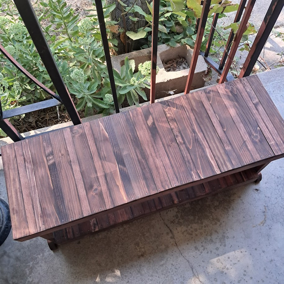 Rustic Wood Bench