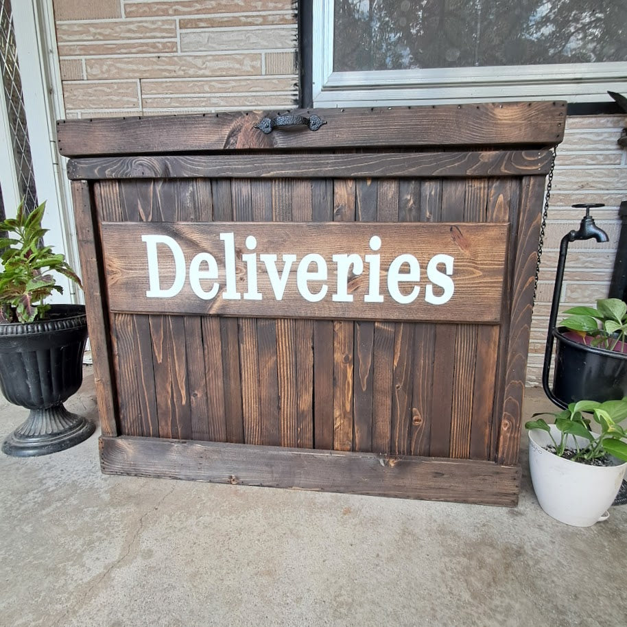 Rustic Delivery Package Box
