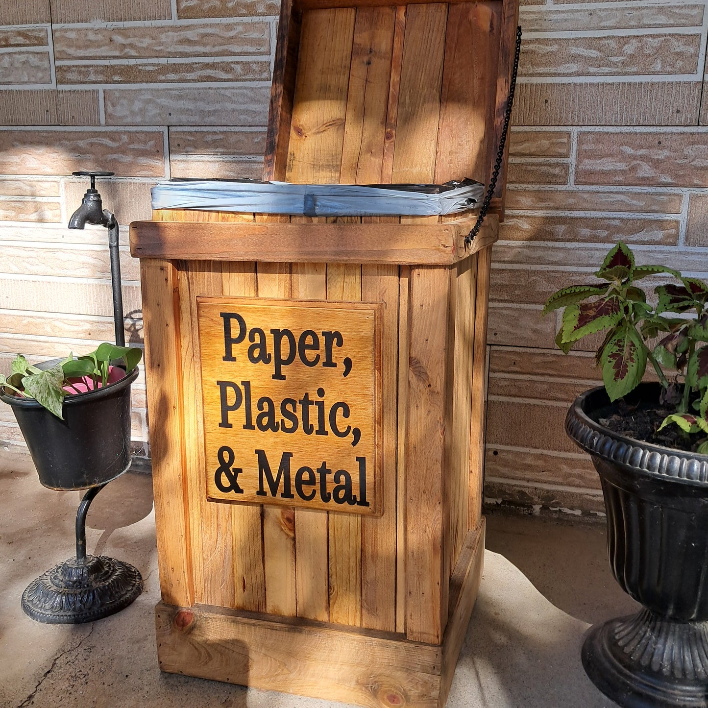 13 Gallon Custom Trash Bin