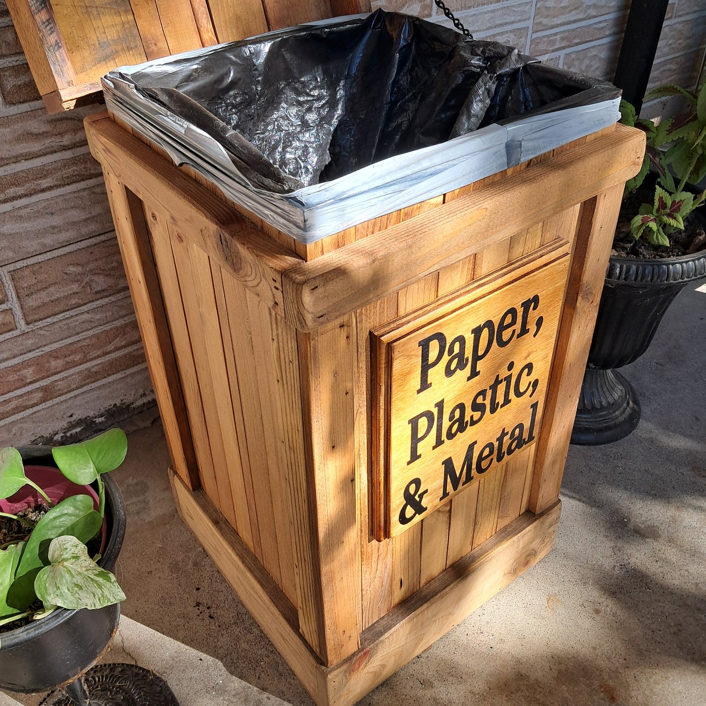13 Gallon Custom Trash Bin