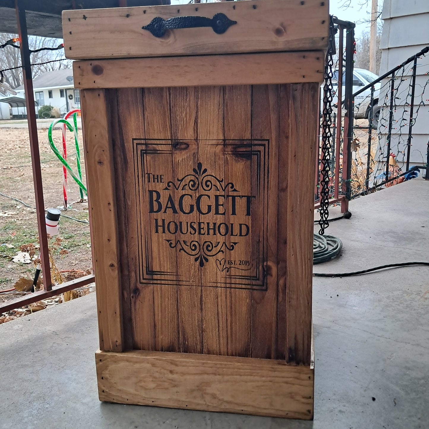 Custom 'Name" Trash Can