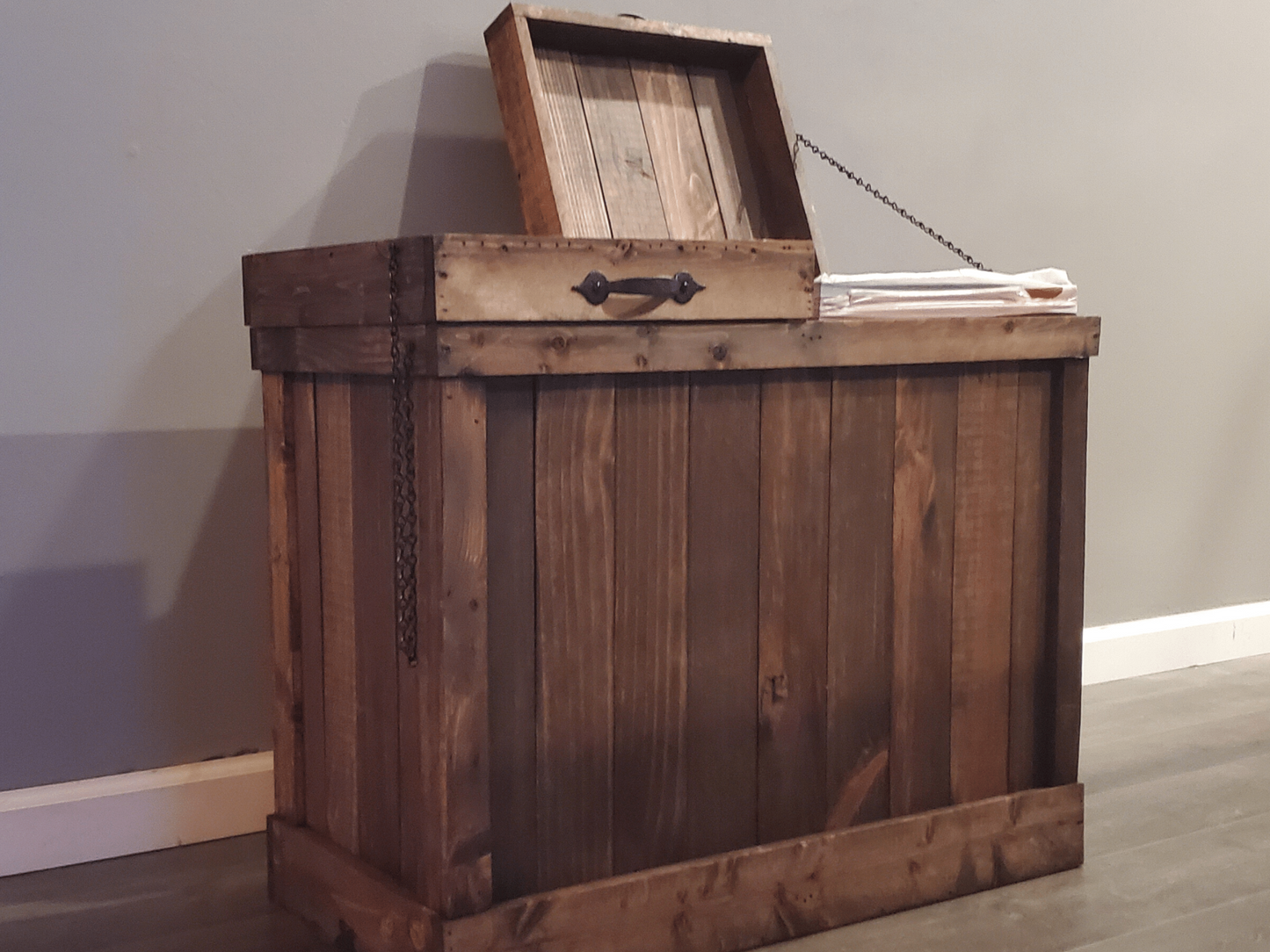 Dual Sided Trash Bin