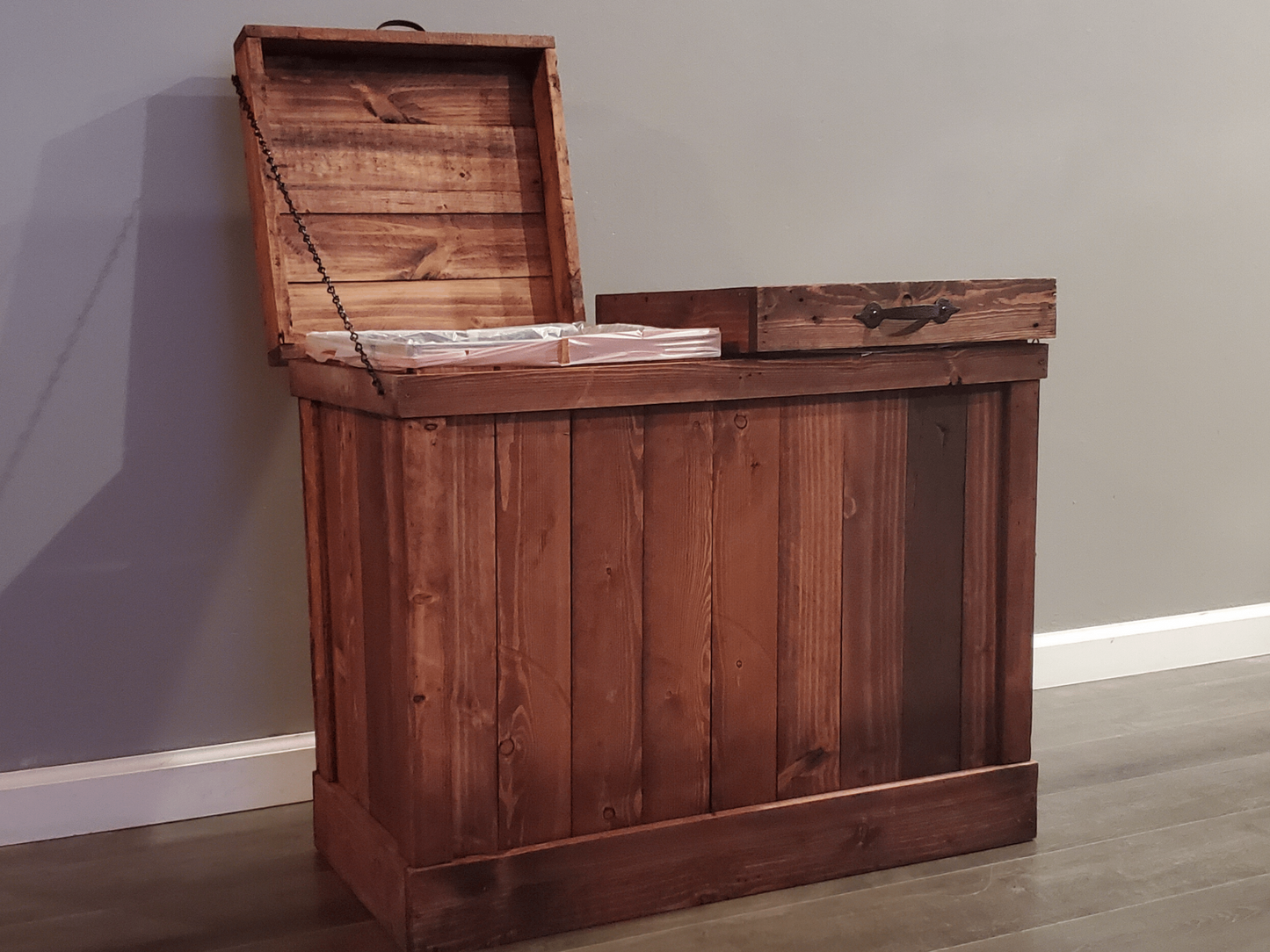 Double Sided Recycling Bin