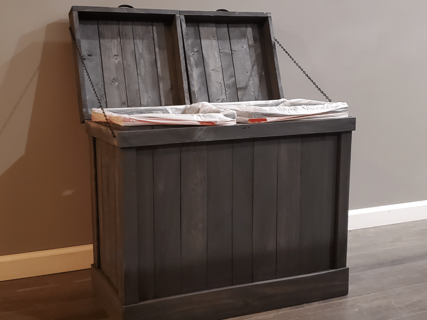 Dual Sided Garbage Bin