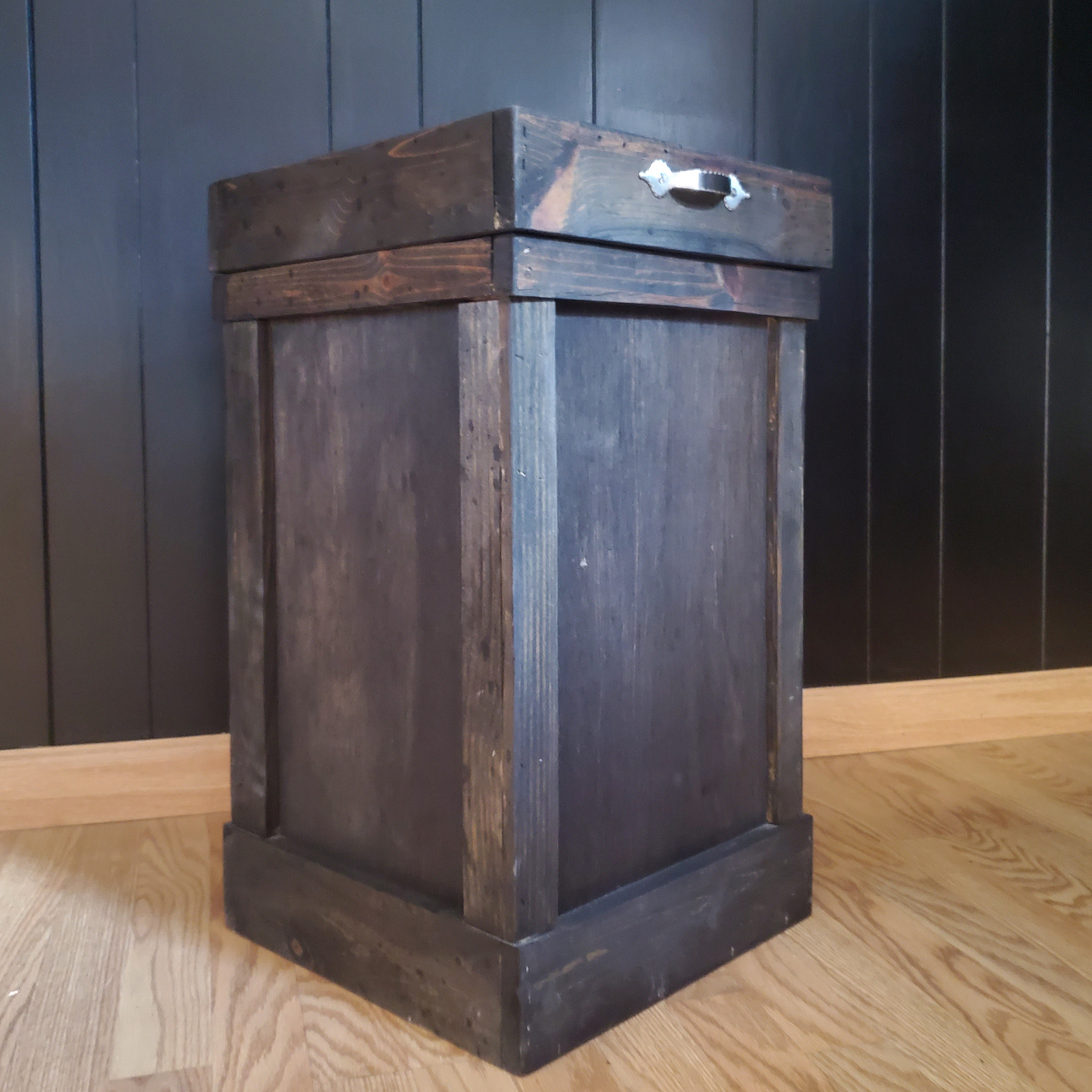 Rustic Trash Can