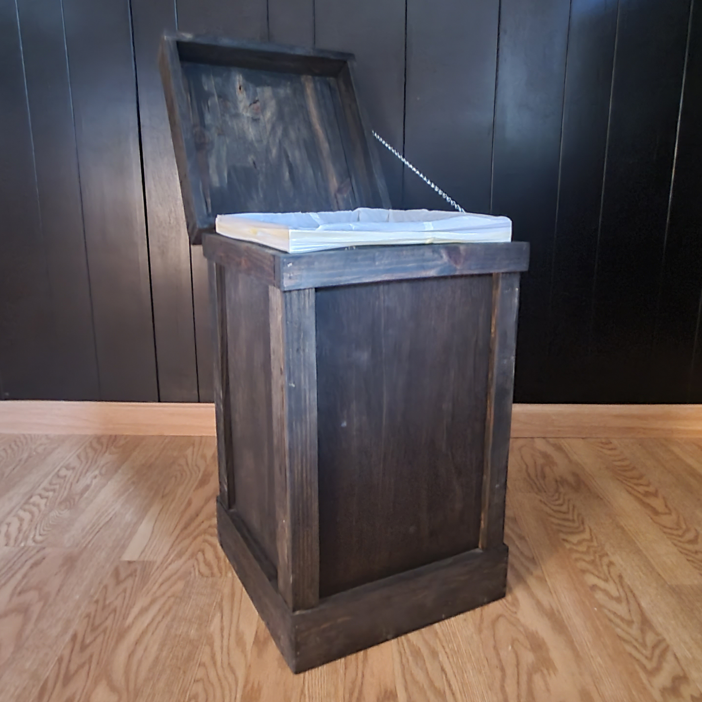 Rustic Trash Can