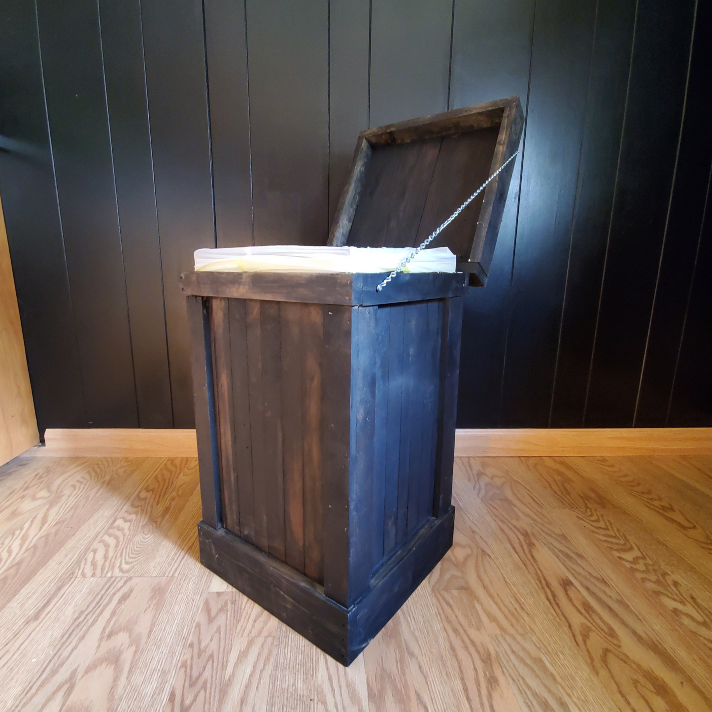 Rustic Garbage Can