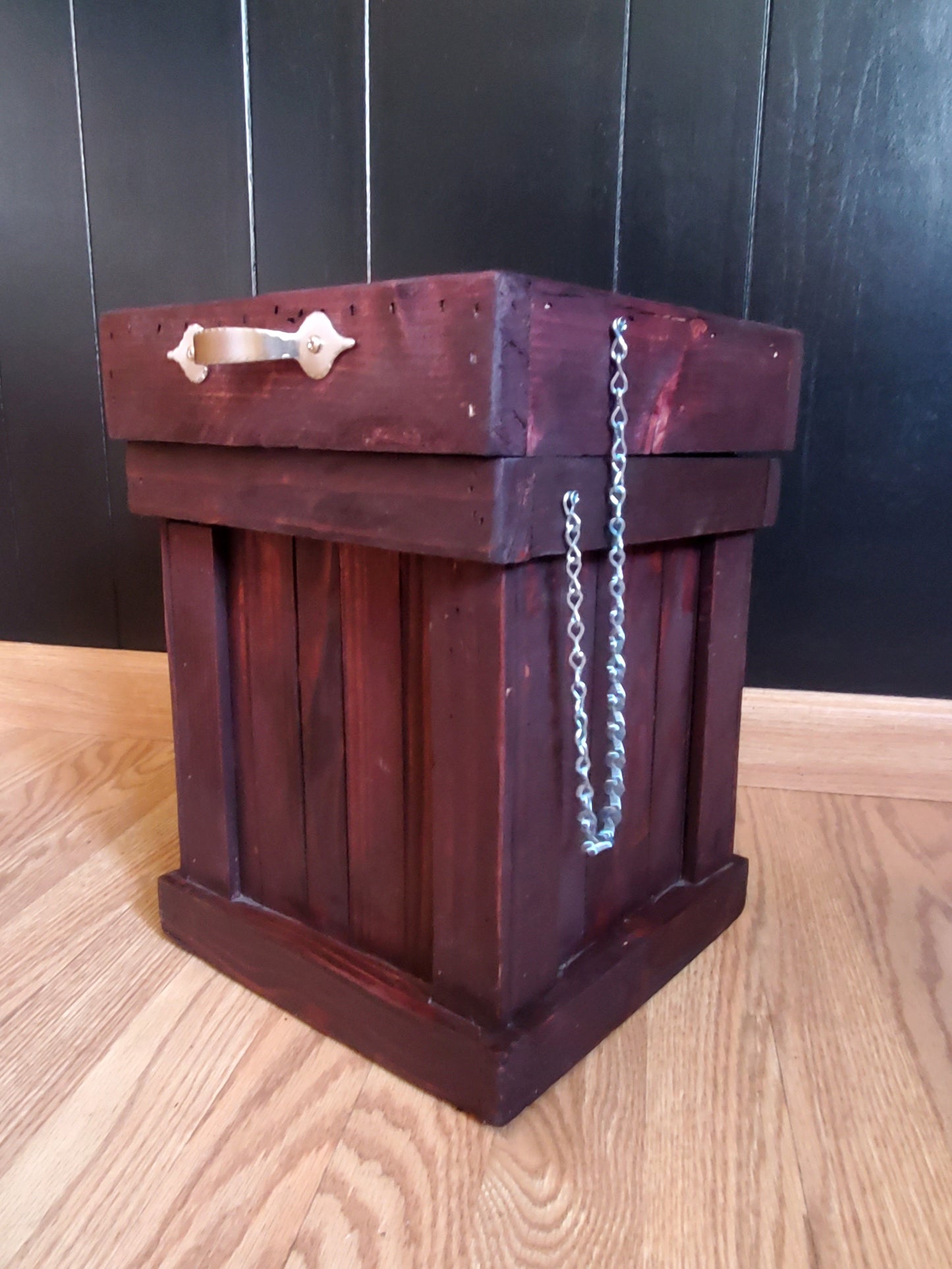 4 Gallon Rustic Trash Bin