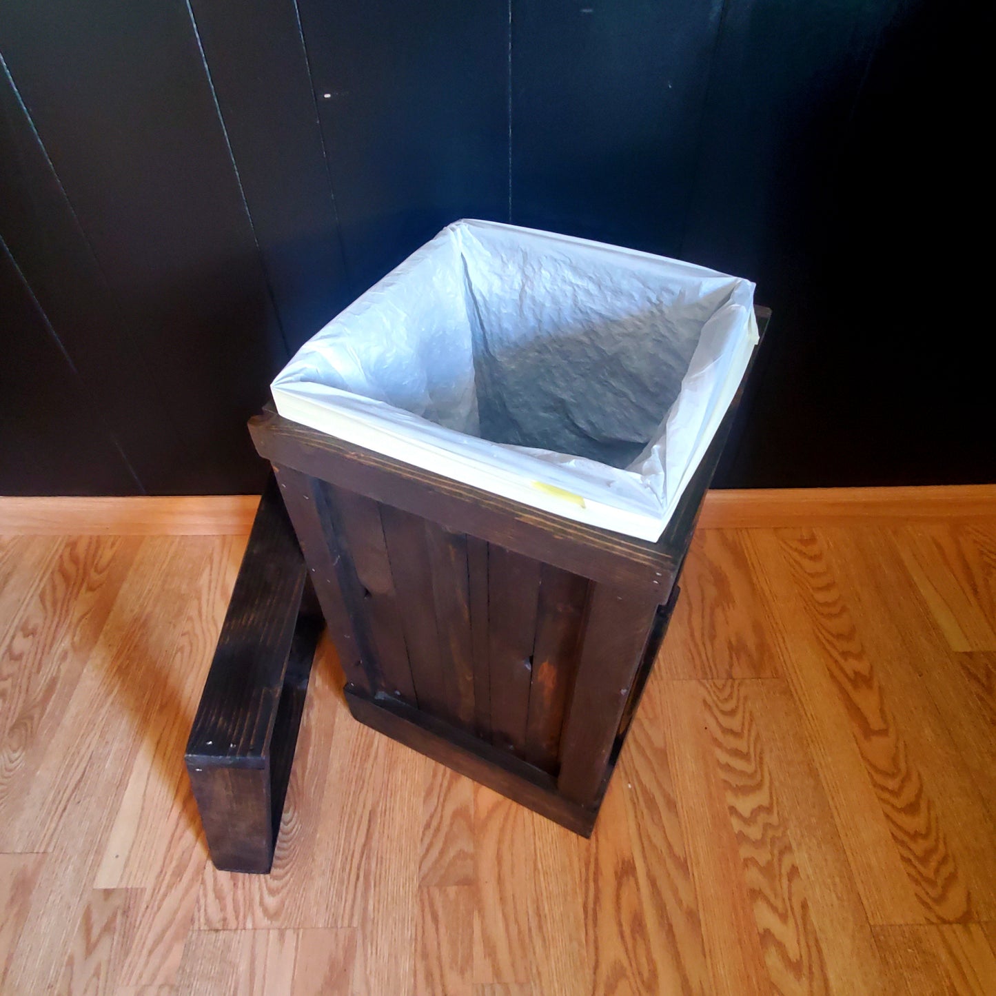 Wood Garbage Can