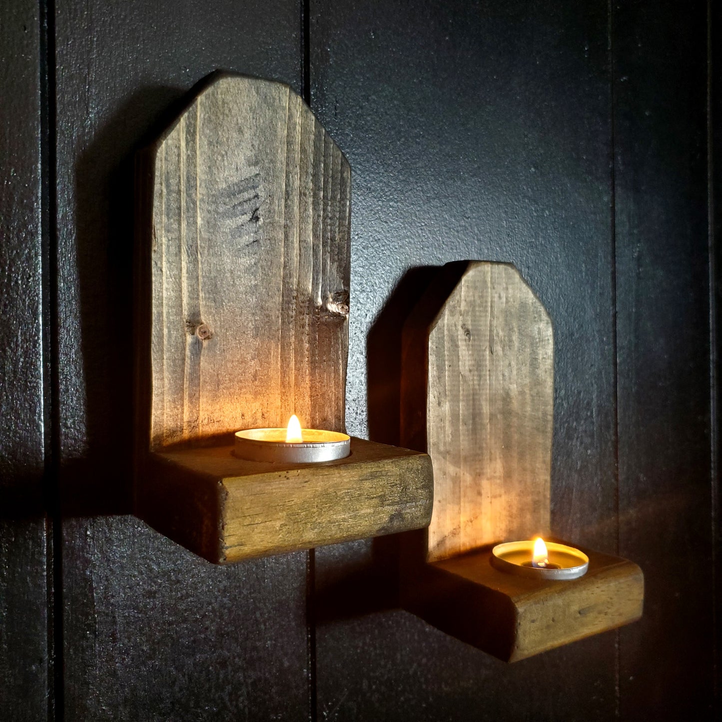 Rustic Candle Holders