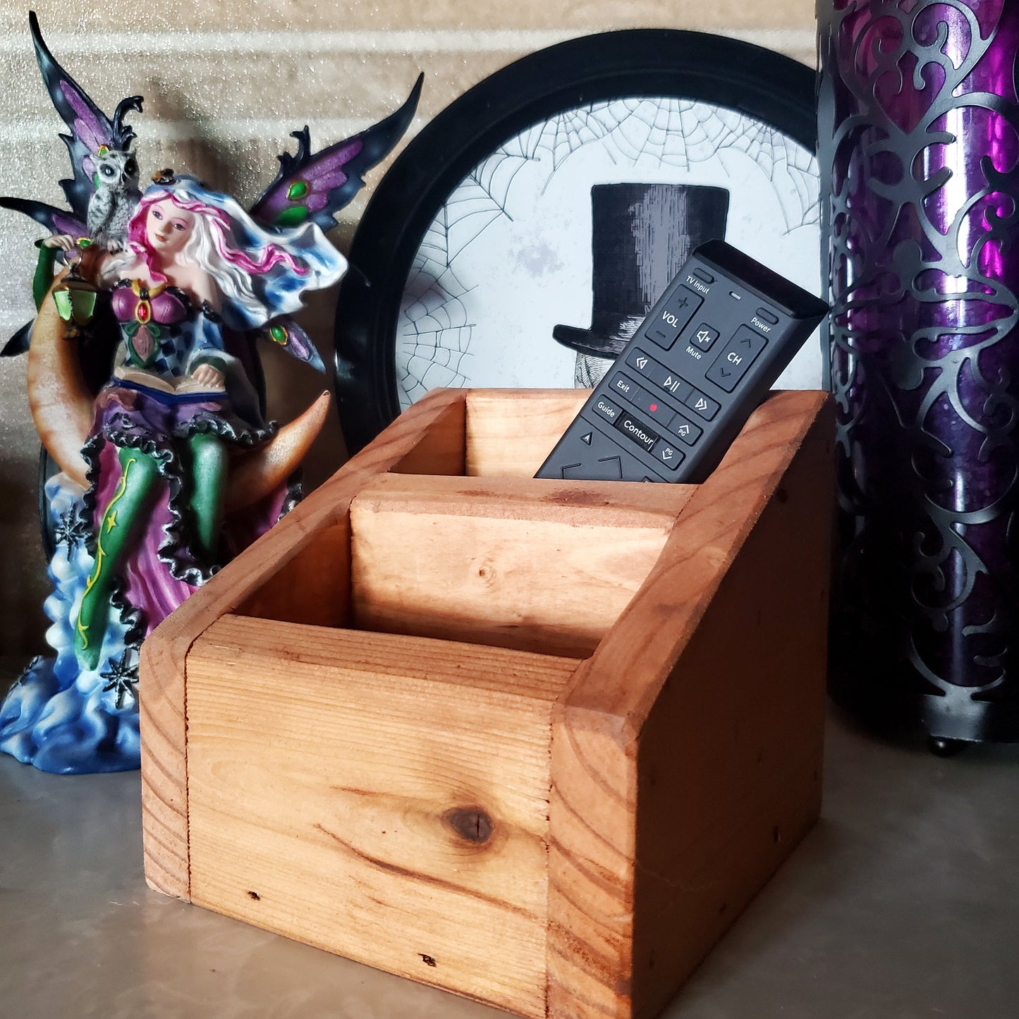 Rustic Remote Holder