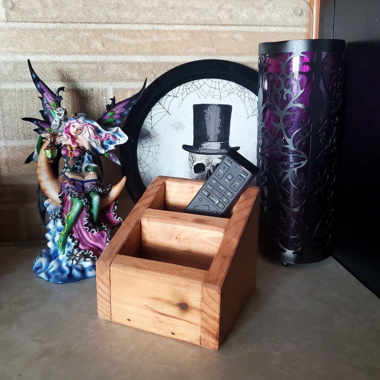Rustic Remote Holder