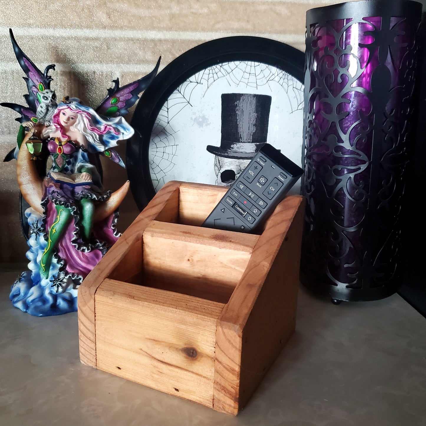 Rustic Remote Holder