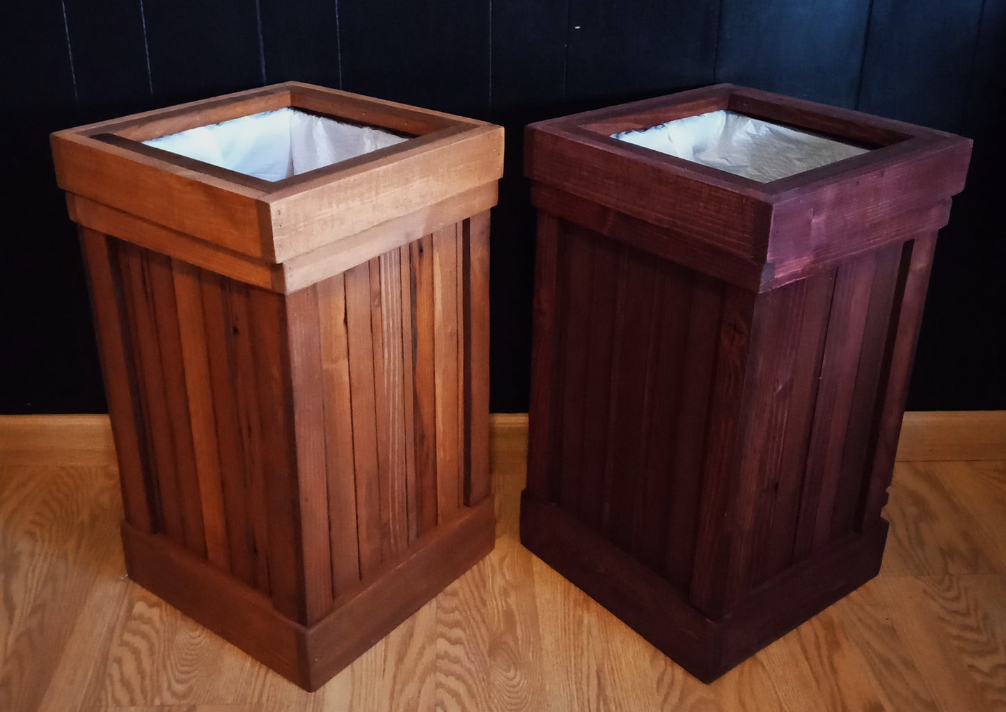 13 Gallon Rustic Trash Can