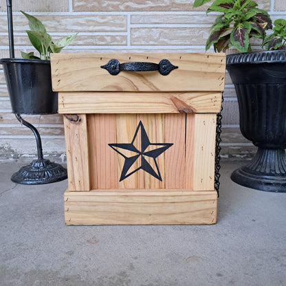 Texas Star Trash Can