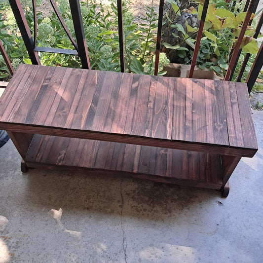 Rustic Wood Bench