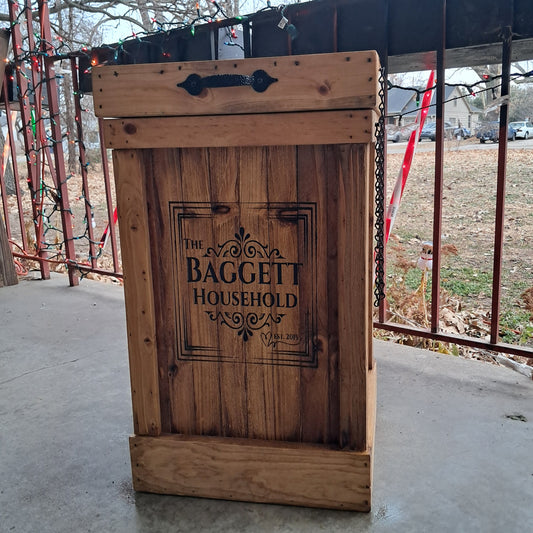 Custom 'Name" Trash Can