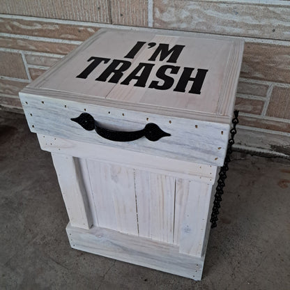 Custom 'I'm Trash' Funny Trash Bin