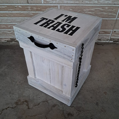 Custom 'I'm Trash' Funny Trash Bin