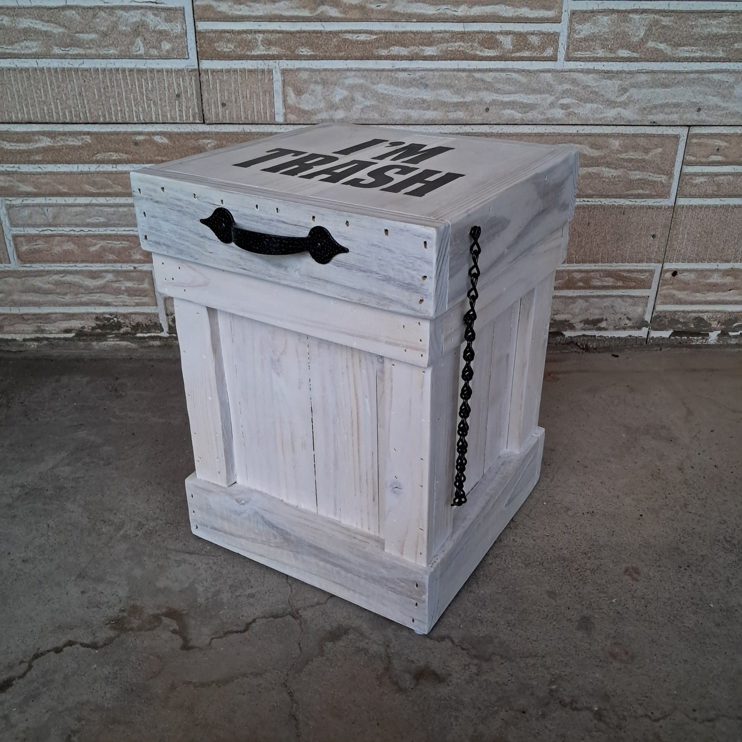 Custom 'I'm Trash' Funny Trash Bin