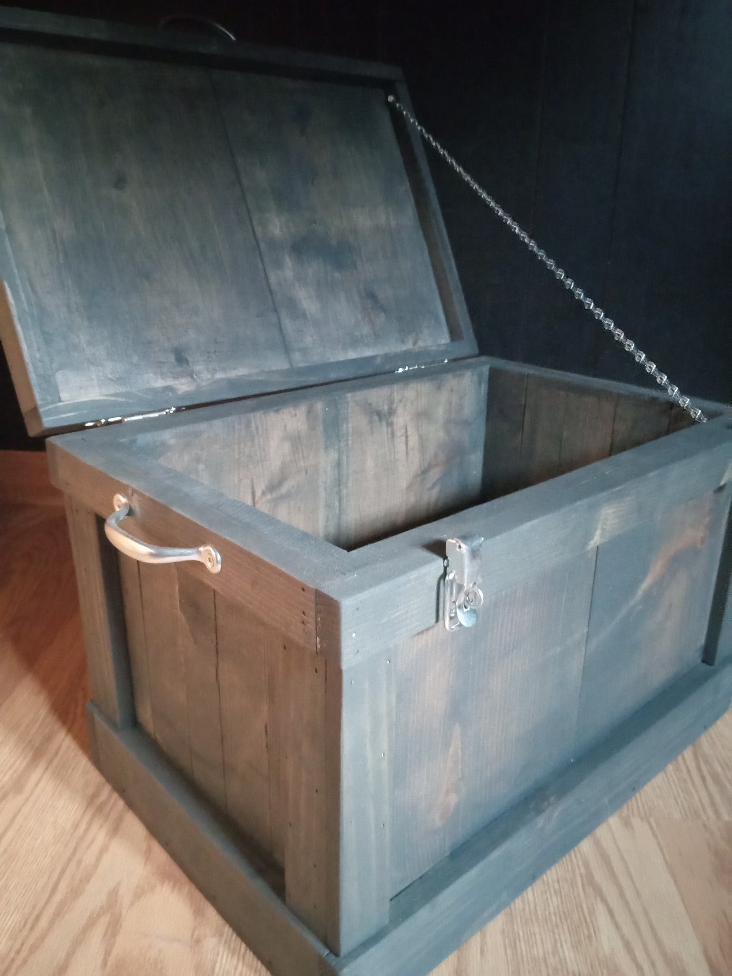 Rustic Wood Treasure Box