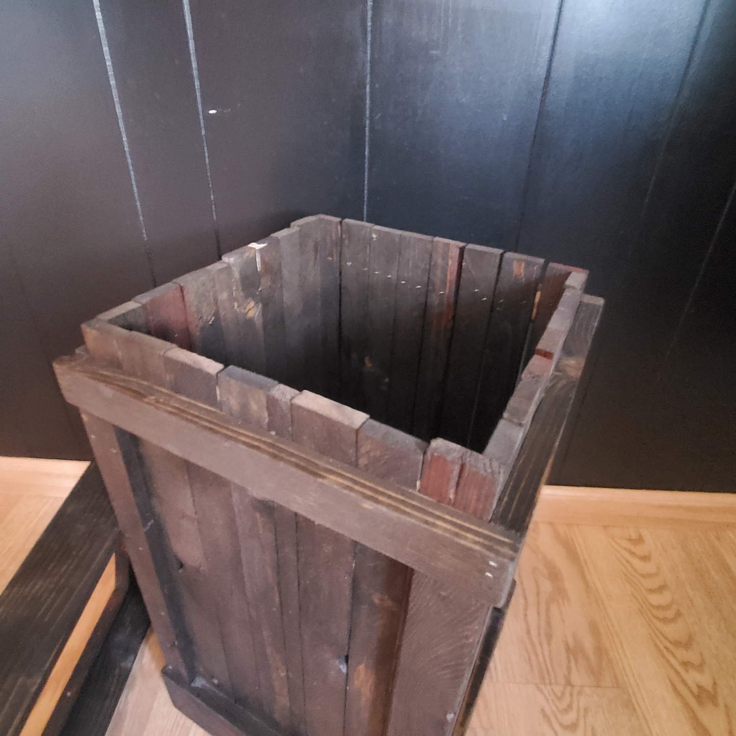 Rustic Open Top Bin