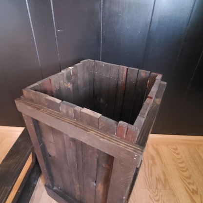 Rustic Open Top Bin