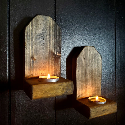 Rustic Candle Holders
