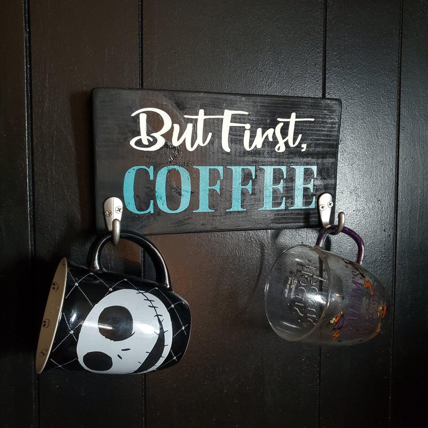 But First Coffee Mug Holder Sign