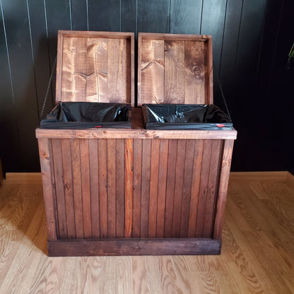 30 Gallon Double Sided Trash Can