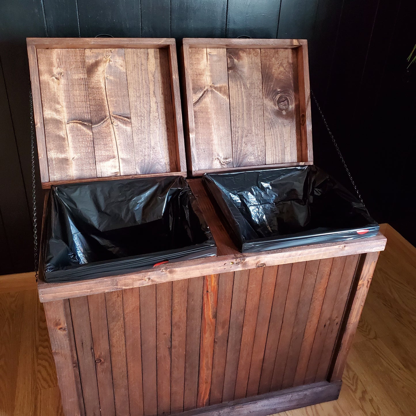 30 Gallon Double Sided Trash Can