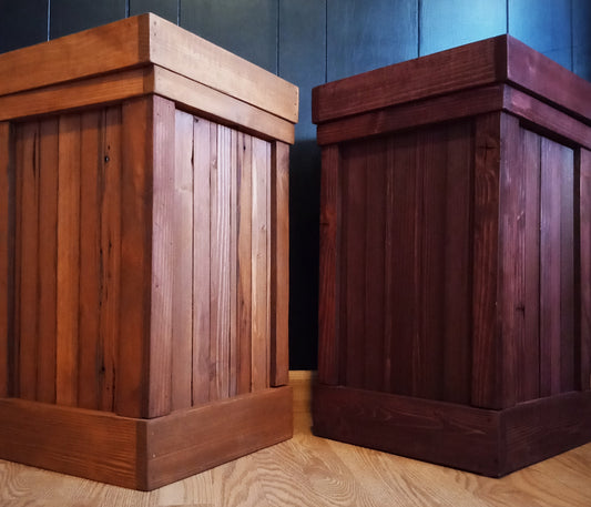30 Gallon Rustic Trash Can